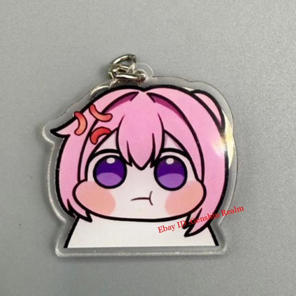 7Pcs/Set Anime NIKKE:The Goddess of Victory Doro Acrylic Keychain Decor Pendant 07FC0E-D4 - KOEEK