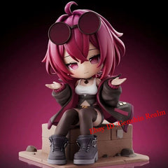 Anime Honkai: Star Rail Kafka Cute Sitting Position Pvc Figure Model Decor Gift 07FC0E-D4 - KOEEK
