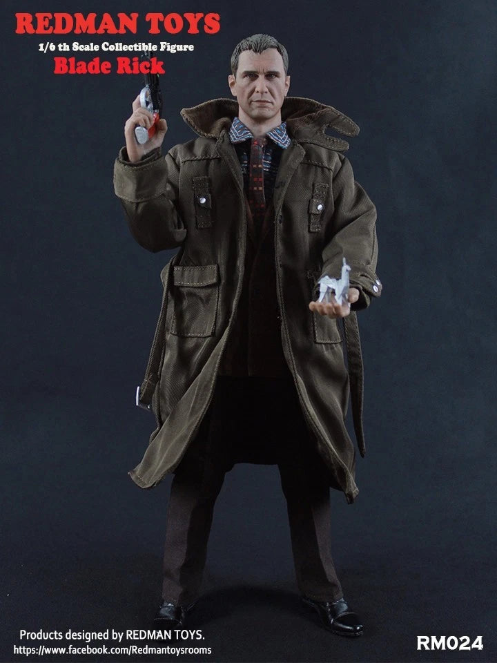 Blade Runner Rick Deckard 12" Action Figure by REDMAN TOYS (RM024) REDMAN_TOYS - KOEEK