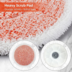 Rotating mop replacement pads, 12-pack. 07FC0E-D4 - KOEEK