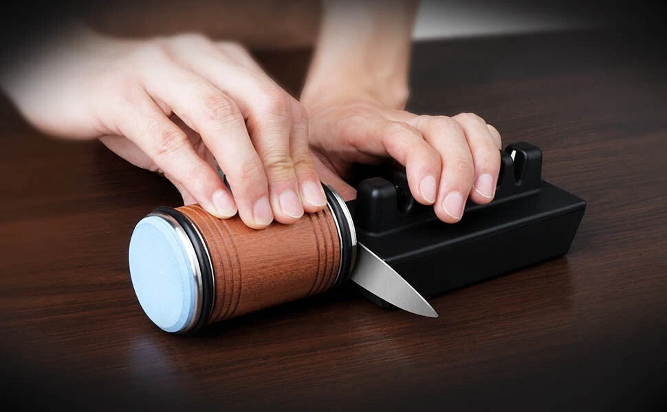 Industrial Diamonds Magnetic Rolling Knife Sharpener For Precise Sharpening 07FC0E-D4 - KOEEK