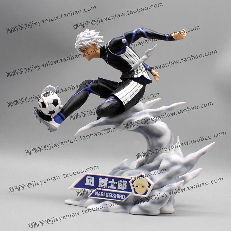 Anime BLUE LOCK Nagi Seishiro Play Football 1/7 Scale Figure Model Toy Gift 23cm 07FC0E-D4 - KOEEK