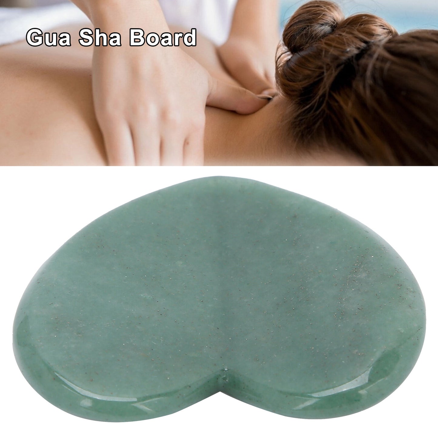 new Gua Sha Board Jade Stone AntiAging Therapy Scraping Massage For Neck Body HGF koeek - KOEEK