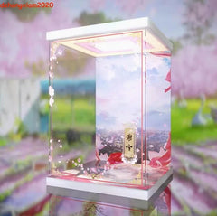 Acrylic Display Box Case for GSAS Tian Guan Ci Fu Xie Lian 1/7 Figure Dustproof 07FC0E-D4 - KOEEK