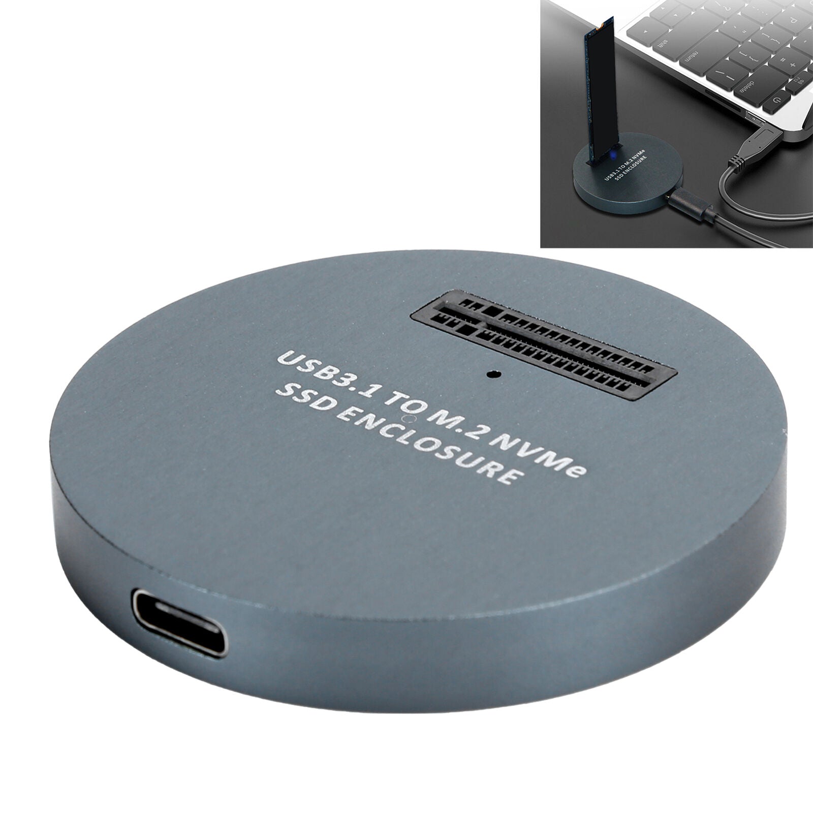 new (Gray)Hard Drive Adapter Hard Drive Converter HighSpeed Transmission Plug And koeek - KOEEK