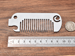 EDC 304 Stainless Steel Multi Tool Comb Bottle Opener Wrench Pocket Massage Comb 07FC0E-D4 - KOEEK