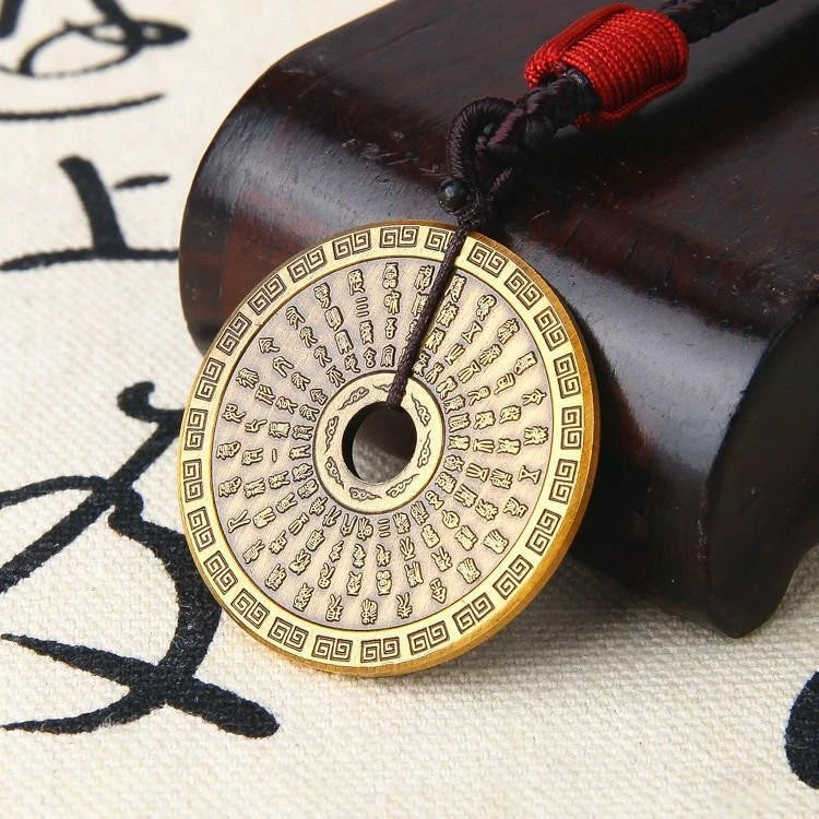 Copper Taoist Beidou Seven Star Pendant Necklace Amulet Charm Unisex 07FC0E-D4 - KOEEK