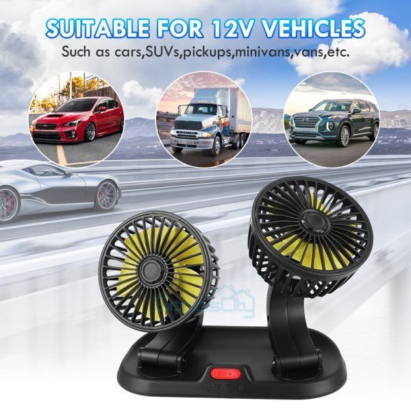 nye Aire Para Carro De Ventilador Aire Acondicionados Portatil Ventilacion Auto 2024