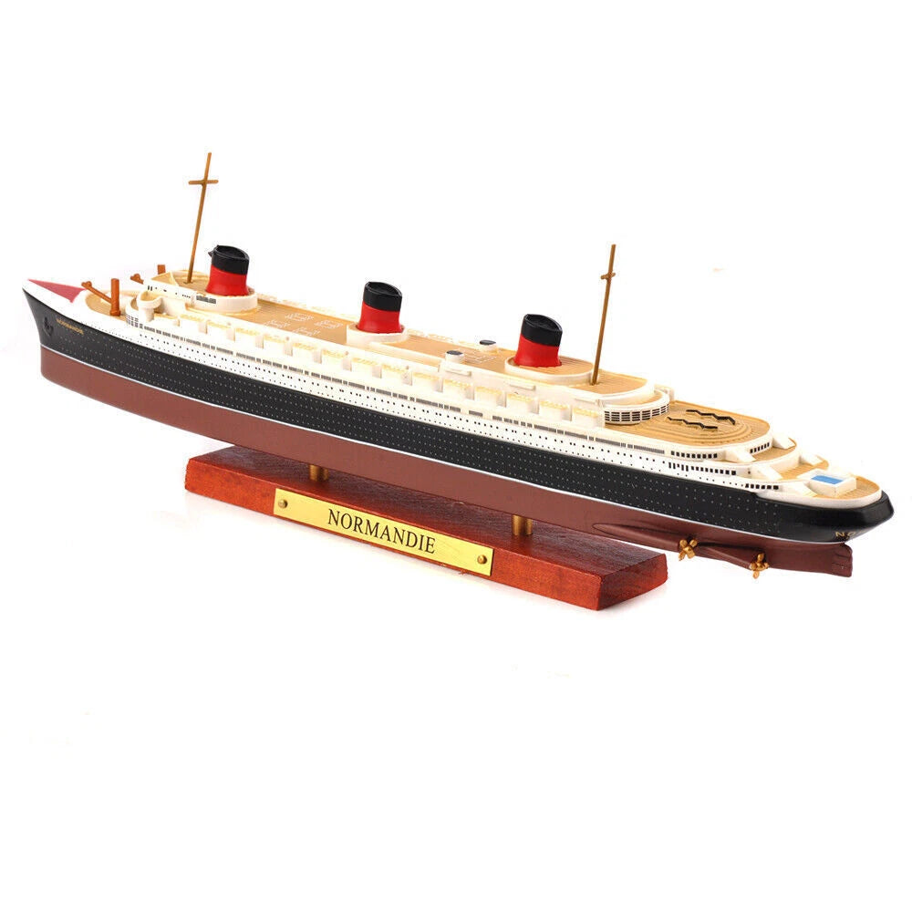 1:1250 Atlas Normandie Cruise Ship Model classic Boat Gift Toys For Collection ATLAS - KOEEK