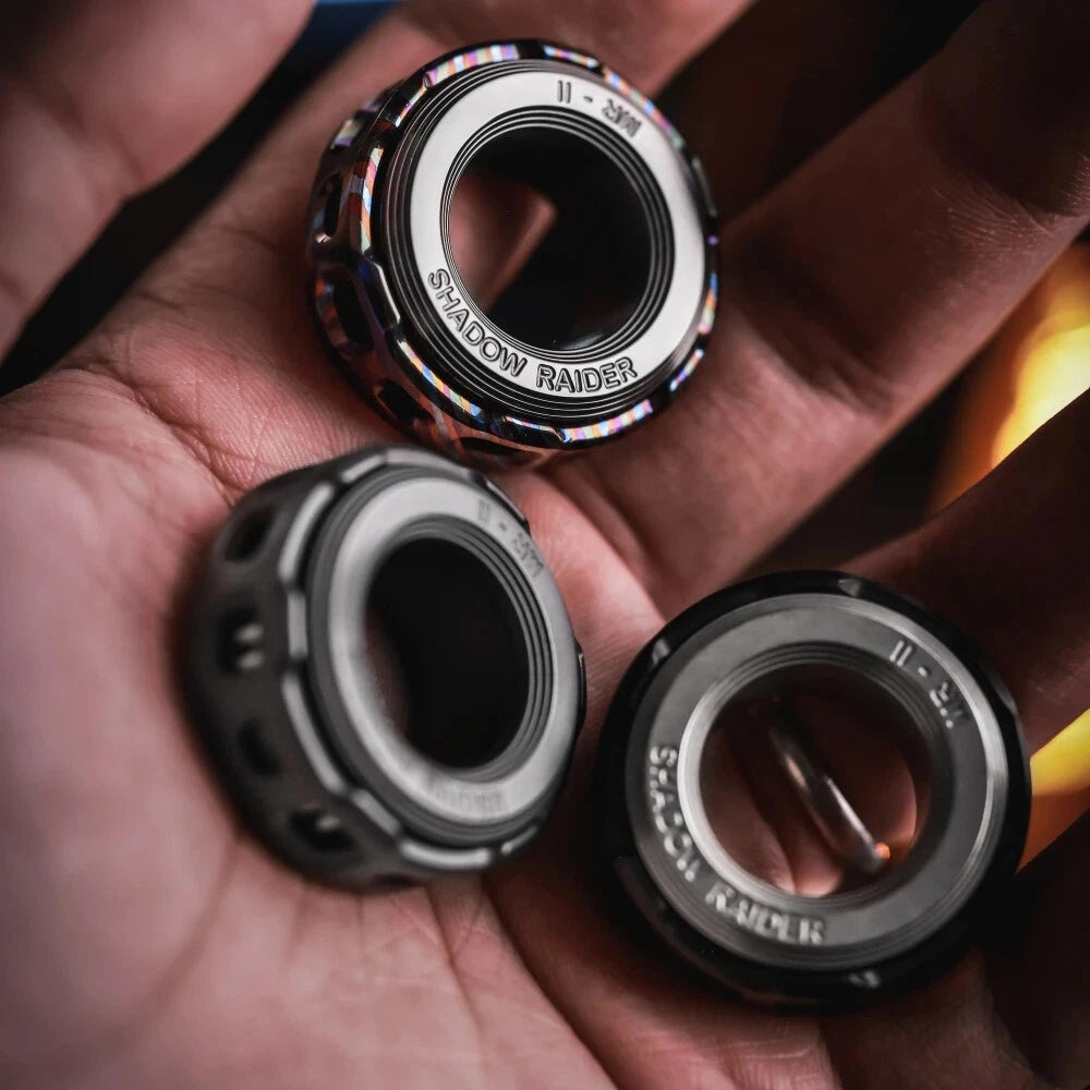Mechanical Ring Ⅱ Push Slider Haptic Mode Mechanical Spring Structure Metal Toy 07FC0E-D4 - KOEEK