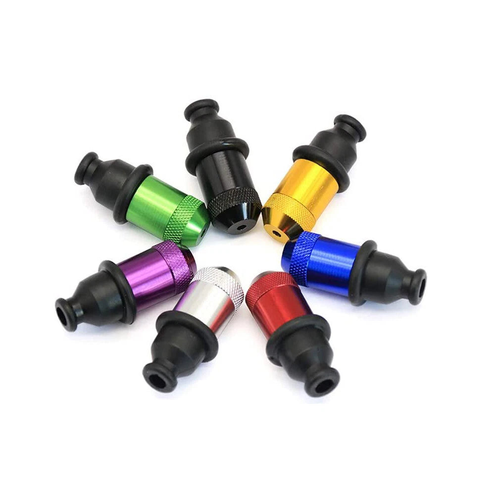 Metal Bullet Smoking Pipes Tobacco Herb Hitter Creative  Pacifier Pipe 2Pcs 07FC0E-D4 - KOEEK