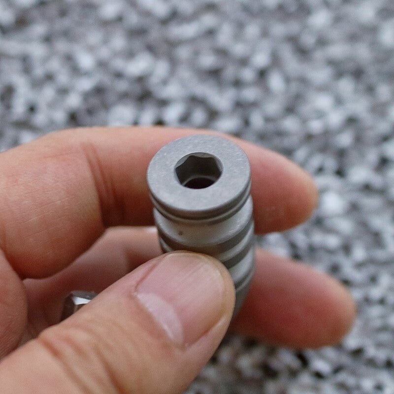 EDC Titanium Multi Tool Bottle Opener Paracord Pendant Knife Bead Wrench Outdoor 07FC0E-D4 - KOEEK