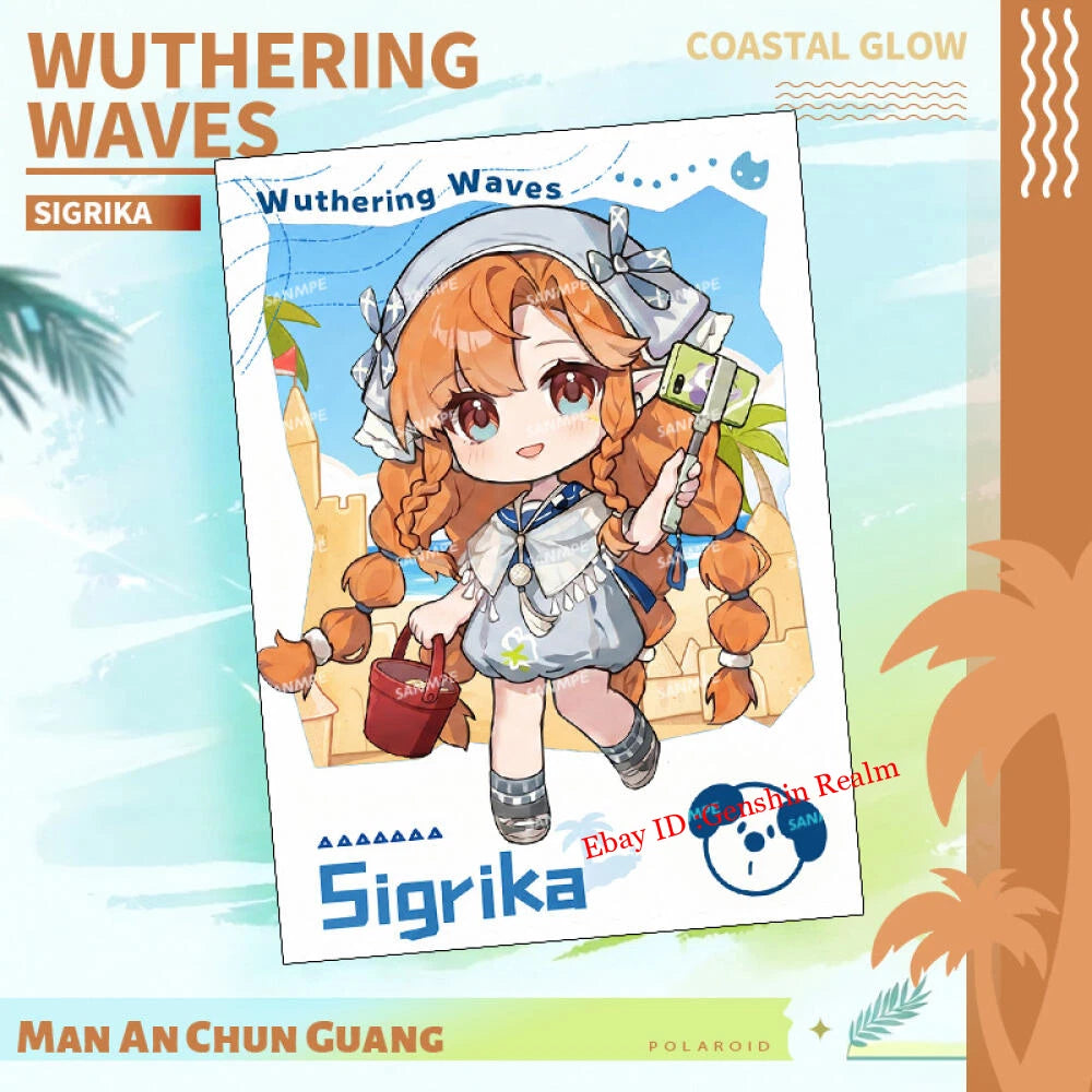 5Pcs/Set Anime Wuthering Waves Limited Edition Card Decor Collection Gift 07FC0E-D4 - KOEEK
