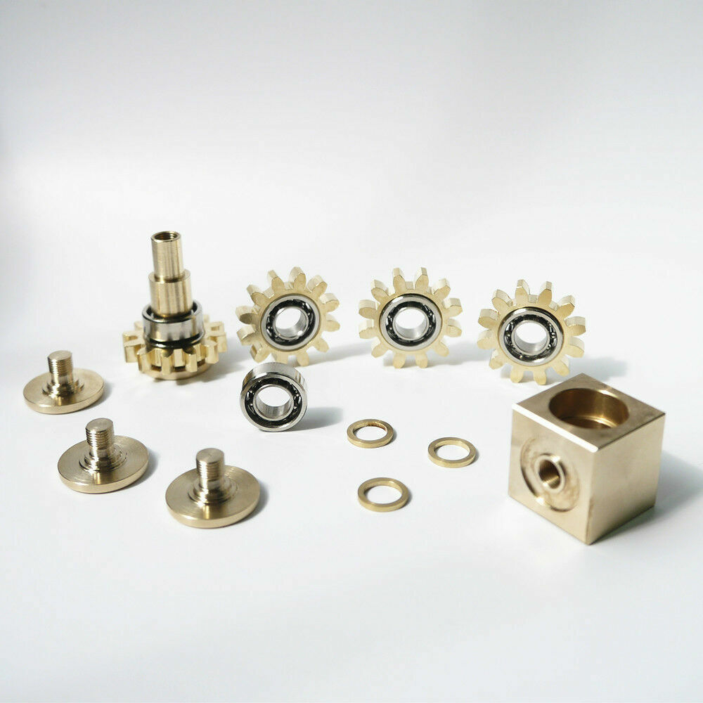 EDC Gear Linkage Brass Gyroscope Fingertips Spinning Top Gearwheel Gyro Toy Tool EDC_GEAR - KOEEK
