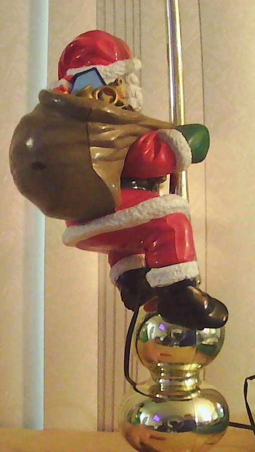 1994 Vintage Mr. Christmas Santa's Lighted Animated Tree Top in Box Tested/Works MR. CHRISTMAS - KOEEK