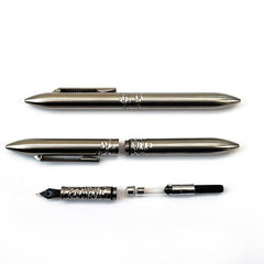 Titanium Fountain Pen EDC Business Office Student Signature Stationery Pen Gift 07FC0E-D4 - KOEEK