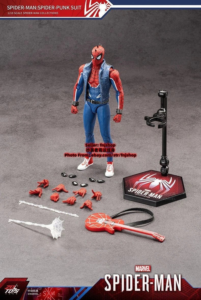 ZD Toys Spider-Man SPIDER-PUNK Suit 1/10 Collectible Action Figure IN STOCK ZD_TOY - KOEEK