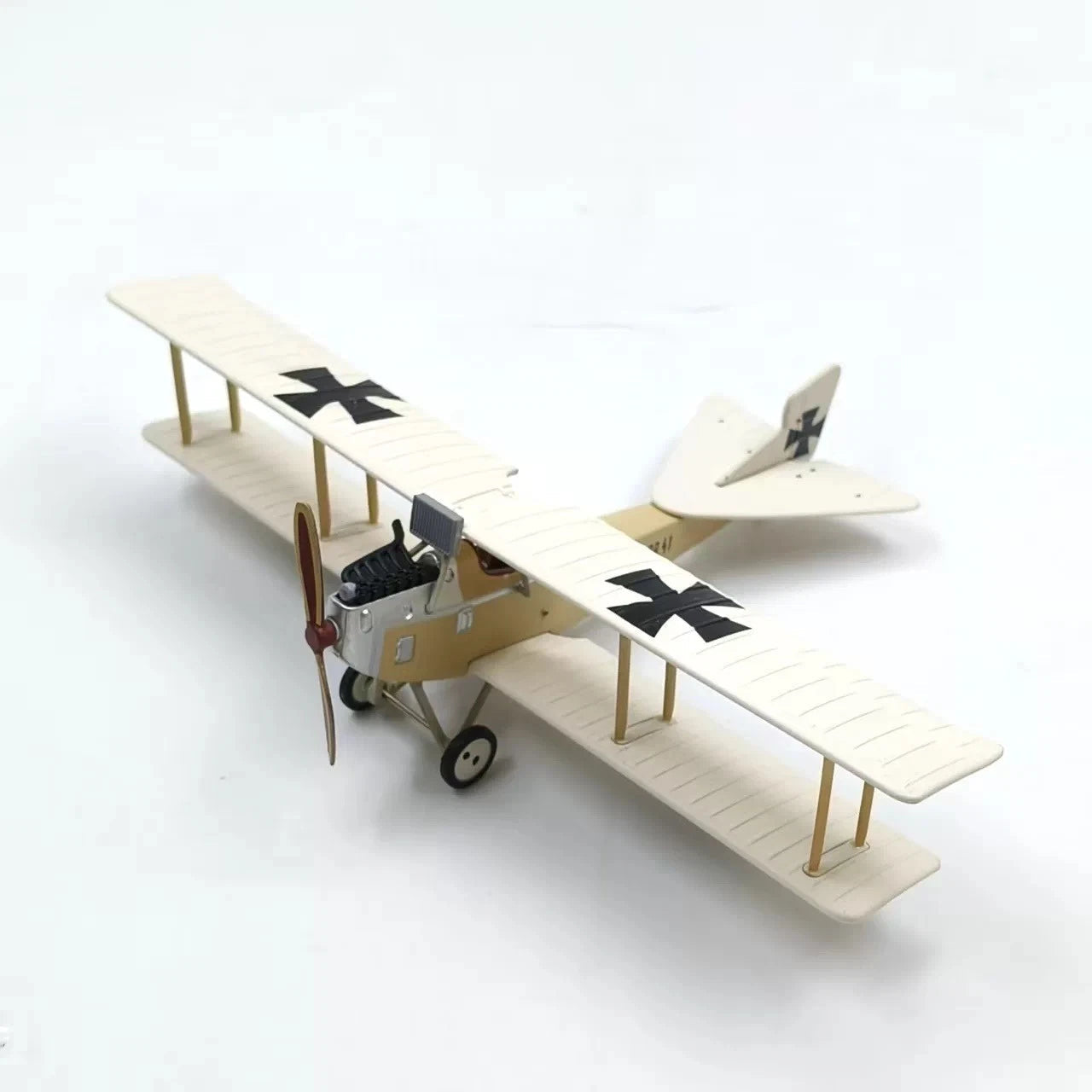 1:72 German Albatros Reconnaissance Aircraft WWI Military Diecast Plastic Model 07FC0E-D4 - KOEEK