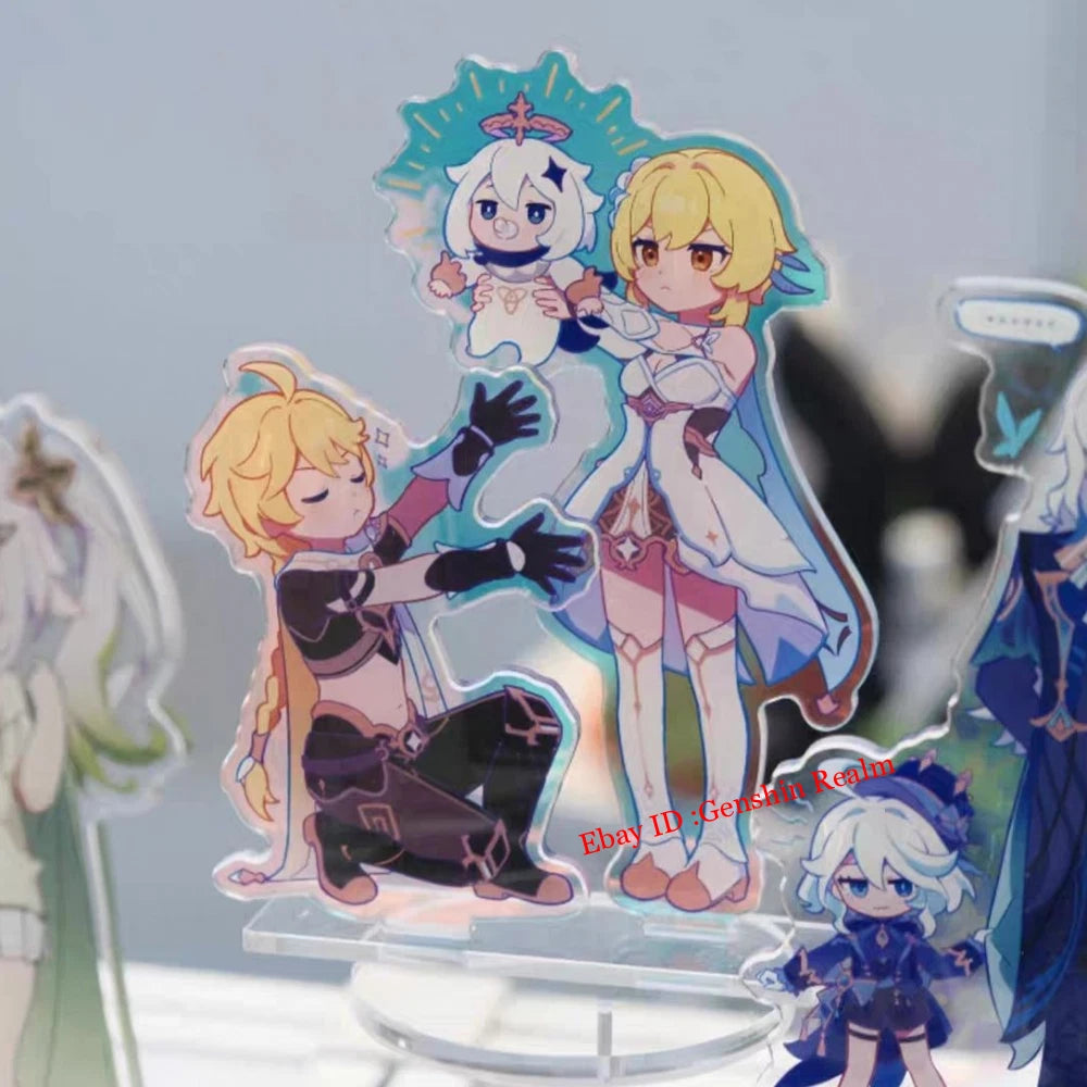 Anime  Paimon Acrylic Desktop Stand Figure Collection Gift 07FC0E-D4 - KOEEK