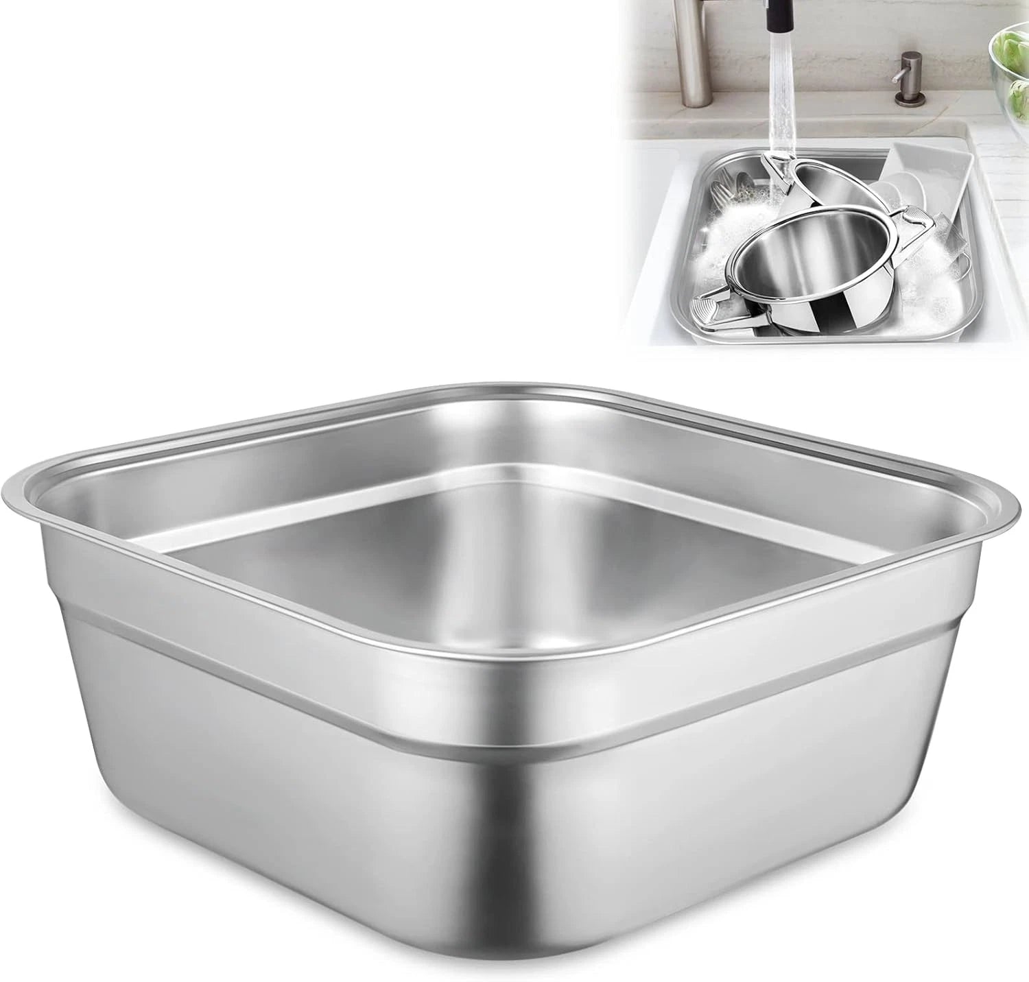 Stainless steel dishwashing basin, multi-functional sink dishwashing basin 07FC0E-D4 - KOEEK