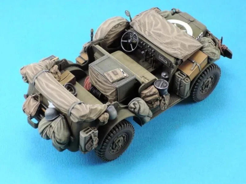 1/35 Resin Assembly Model Kit WWII US Military Jeep WC-56/57 Stowage Set Parts 07FC0E-D4 - KOEEK