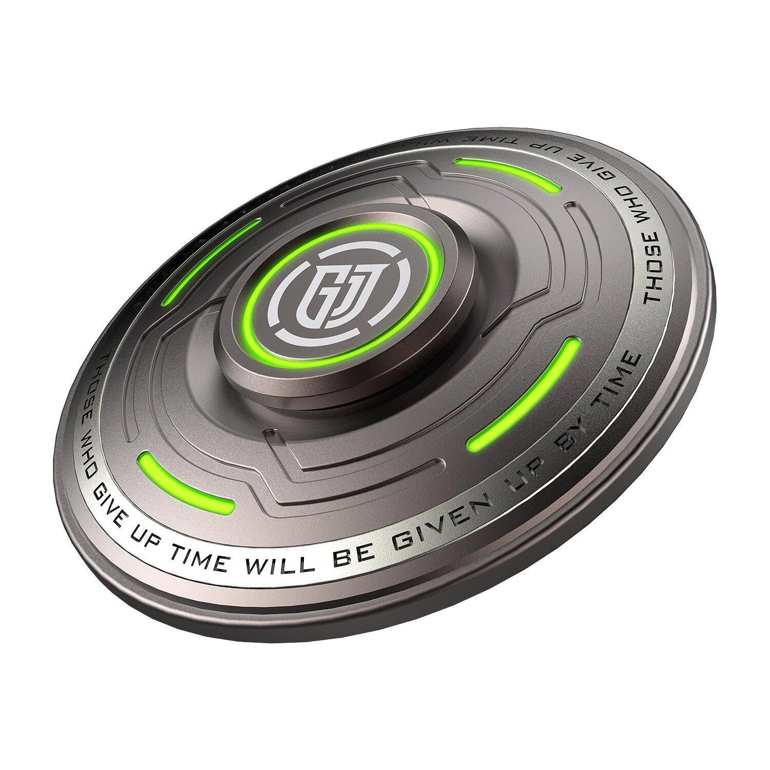 Metal Luminous UFO Hand Spinner Creative EDC Fingertip Gyro Adult Antistress Toy 07FC0E-D4 - KOEEK