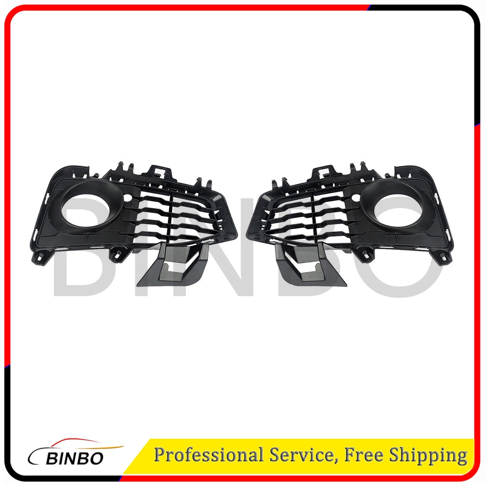 For BMW 428i/435i xDrive Fog Light Cover 2014-2016 Driver and Passenger Pair 07FC0E-D4 - KOEEK