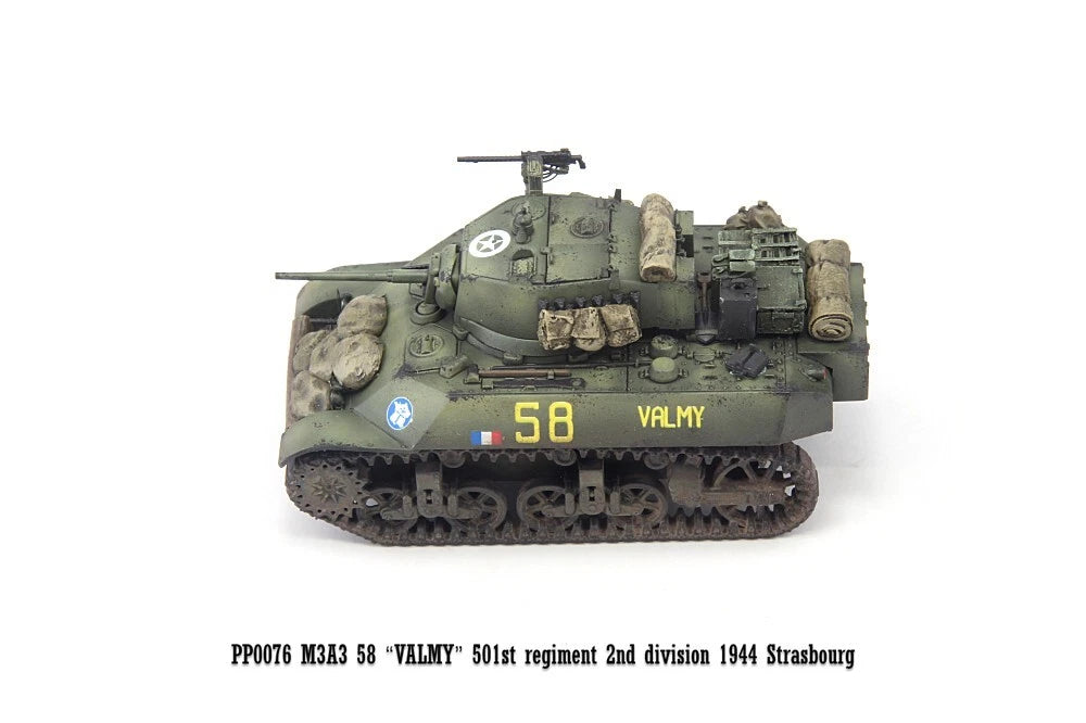 S-Model 1/72 French M3A3 "VALMY" 501st Regiment 2nd division 1944 Finished Model S-MODEL - KOEEK