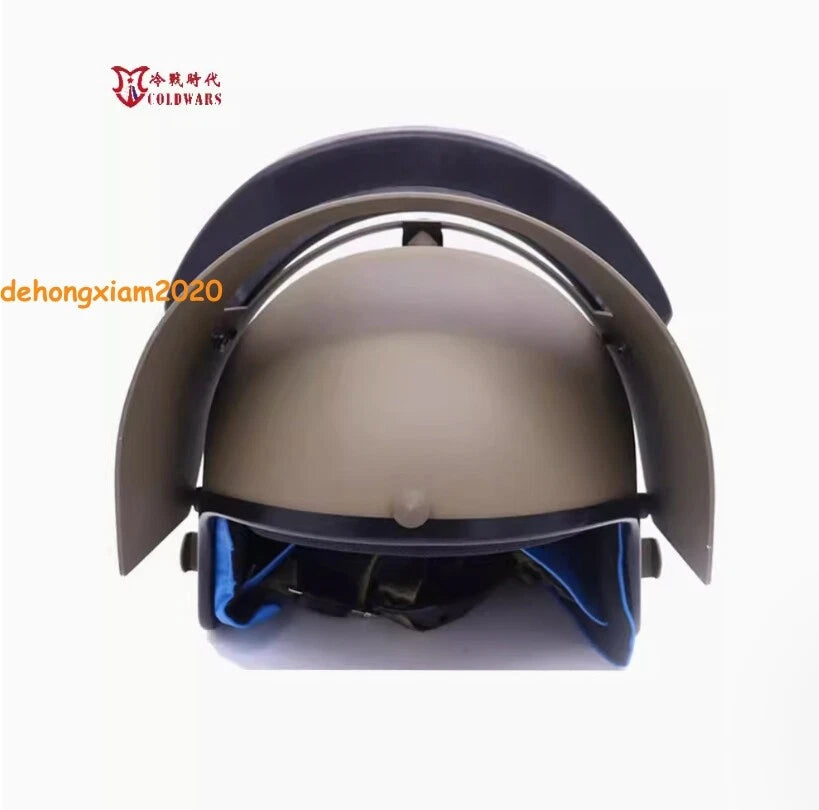 Russian MASKA-1 Tactical Helmet ABS Fish Tank helmet Replica Metal Shield EVRI 07FC0E-D4 - KOEEK