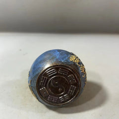Taoist Carved Gourd Figurine Bagua Fu Lu Feng Shui Living Room Entryway Decor 07FC0E-D4 - KOEEK
