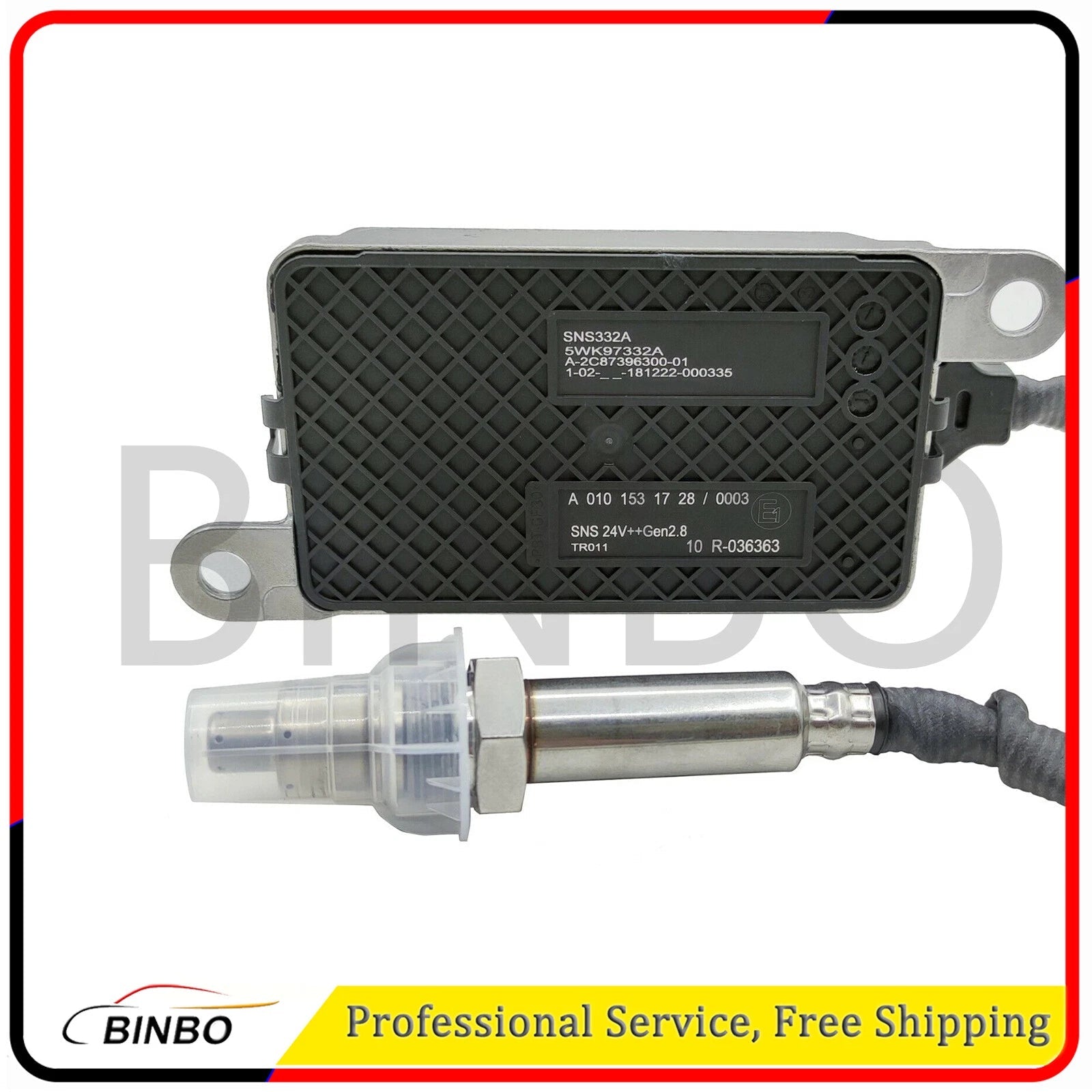 A0101531728 5WK97332A  Nitrogen Oxygen Nox Sensor for Benz 1824L 2011-2018 07FC0E-D4 - KOEEK