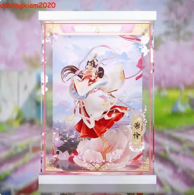 Acrylic Display Box Case for GSAS Tian Guan Ci Fu Xie Lian 1/7 Figure Dustproof 07FC0E-D4 - KOEEK