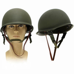WW2 USA Military Steel ABS M1 Helmet WWII Outdoor Army Equipment Hat 07FC0E-D4 - KOEEK