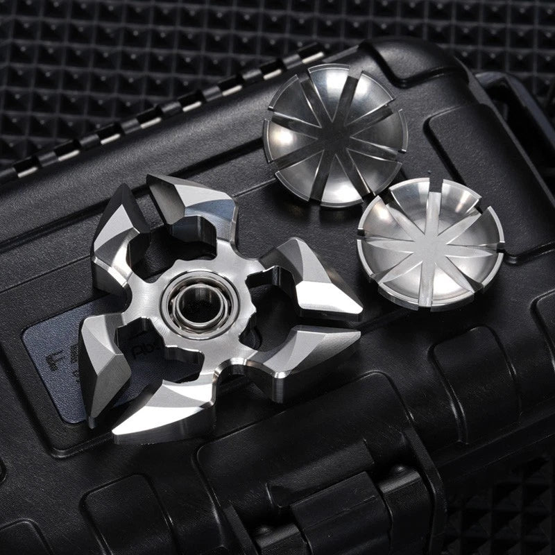 Cool Futuristic Punk Style Hand Spinner Cool Stainless Steel EDC Fidget Spinner 07FC0E-D4 - KOEEK