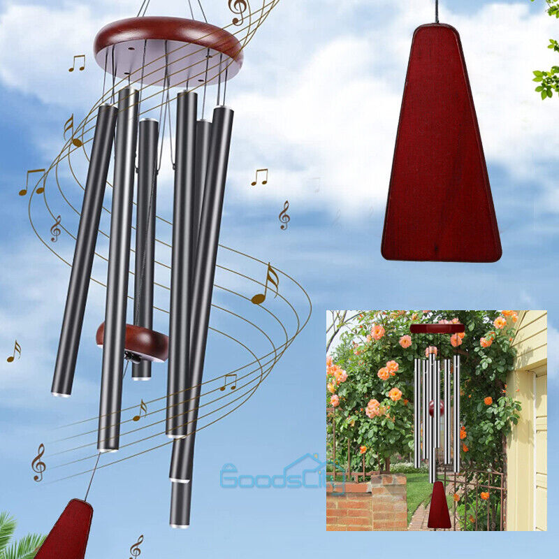 ny 31,5 tommer stor dyb resonans sindsro Metalklokke Wind Chime Udendørs Indendørs Decor