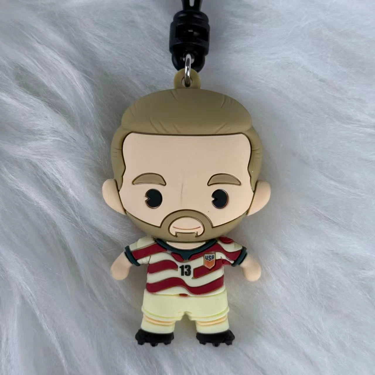 2026 Tim Ream #13 USMNT Soccer Team 3D Vinyl Bag Clip Collectible Keychain 07FC0E-D4 - KOEEK