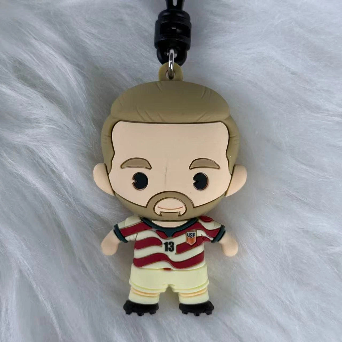 2026 Tim Ream #13 USMNT Soccer Team 3D Vinyl Bag Clip Collectible Keychain 07FC0E-D4 - KOEEK