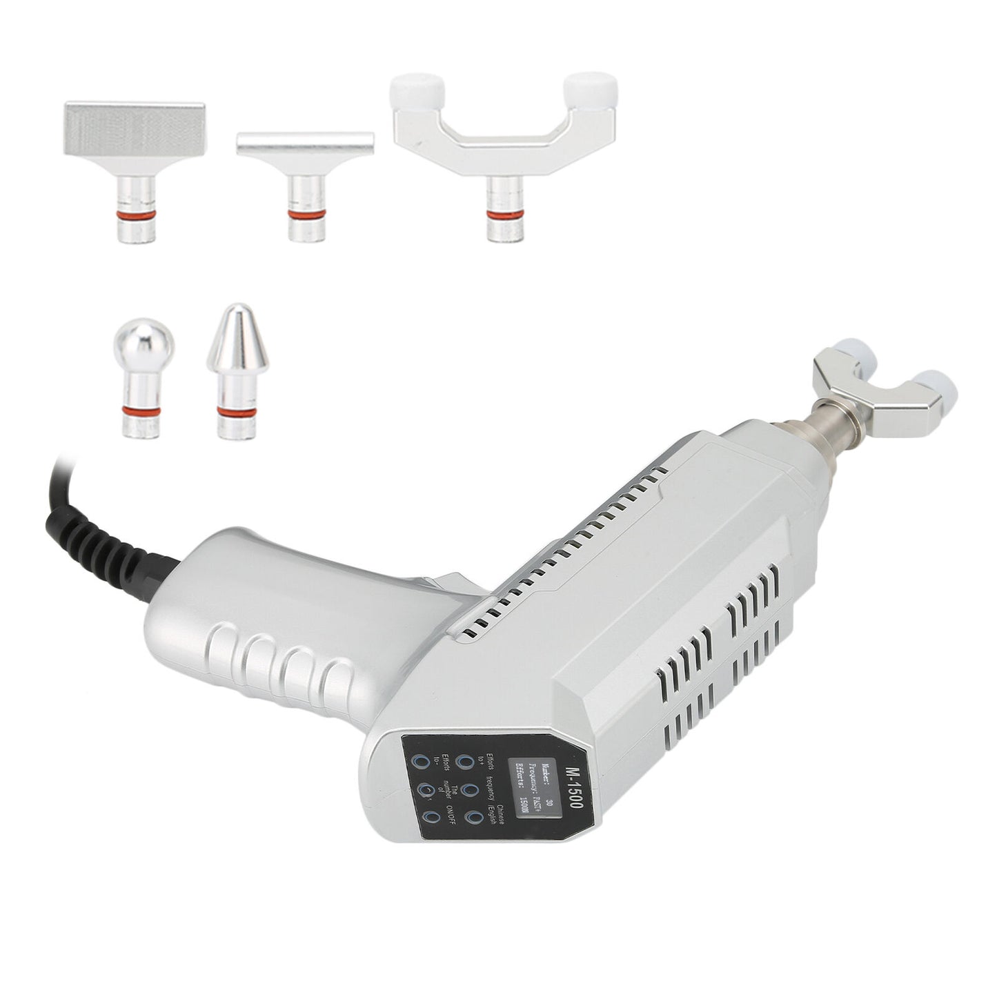 new Electric Spinal Chiropractor Massager Corrector Gun For Relaxation(EU Plug) HGF koeek - KOEEK