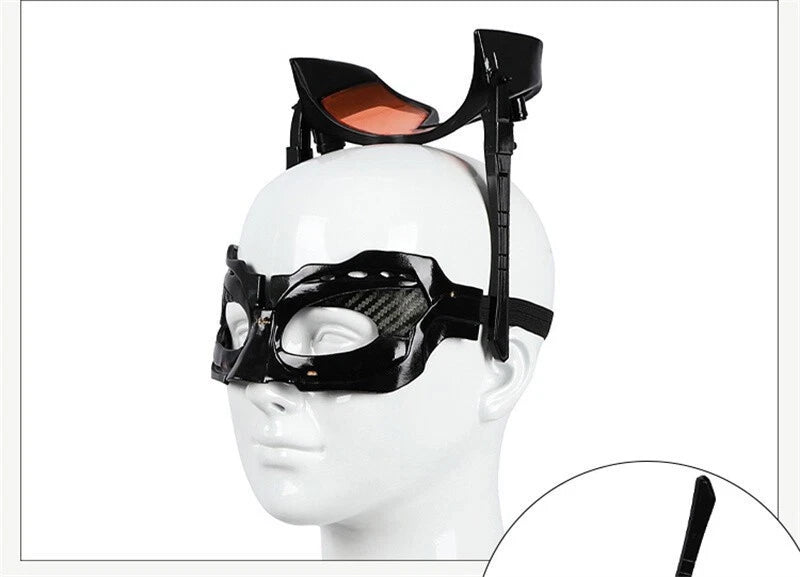 The Dark Knight Rises Catwoman Cosplay Costume Selina Kyle Women Jumpsuit Set 07FC0E-D4 - KOEEK