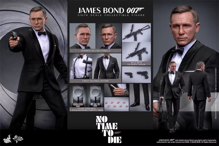 IN STOCK  Hot Toys MMS803 No Time To Die James Bond 1/6 Action Figure Model HOT_TOYS - KOEEK