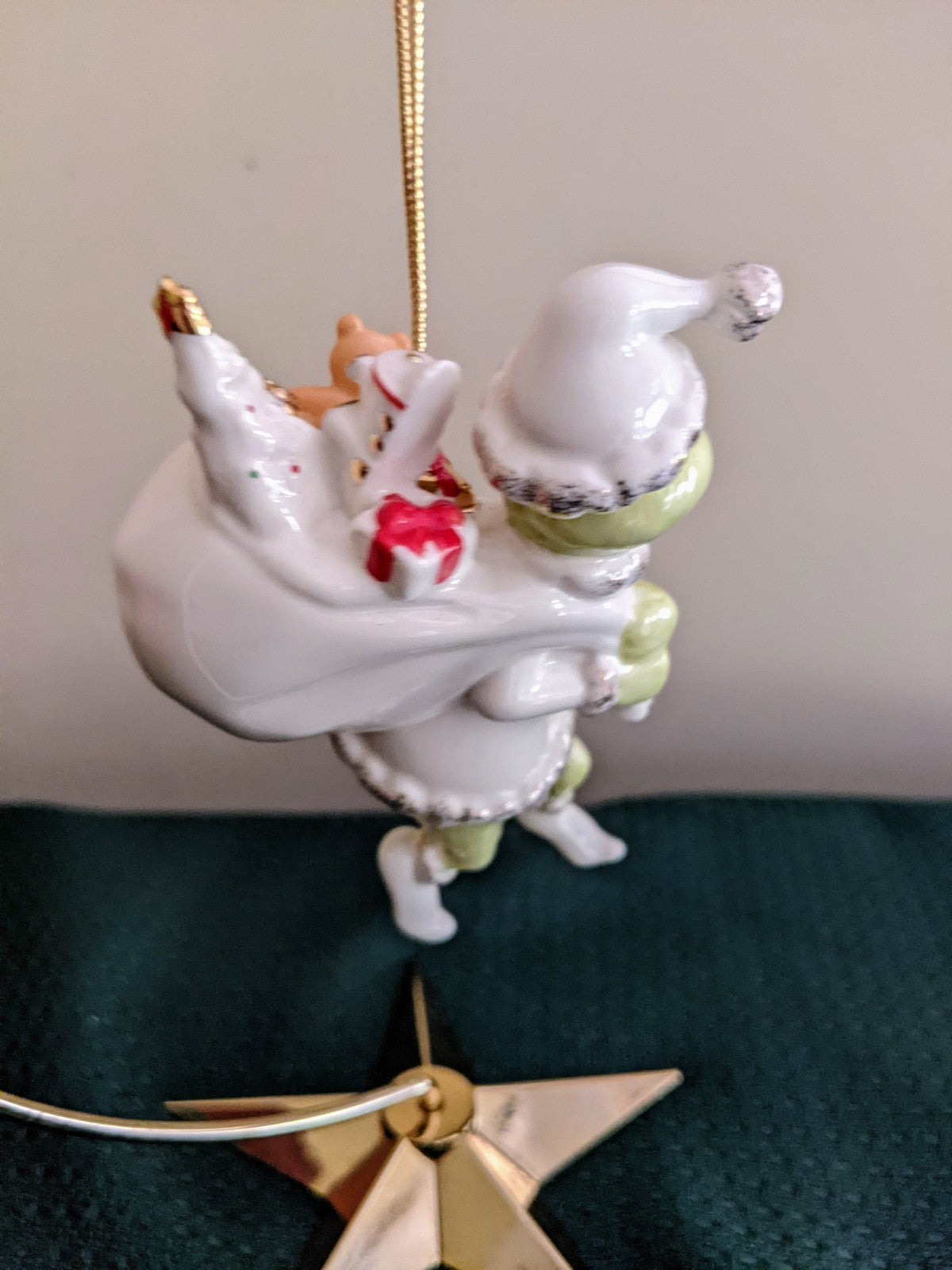 2005 LENOX "THE GRINCH OLD GRINCHY CLAUS" CHRISTMAS ORNAMENT PORCELAIN NIB OTHER LENOX - KOEEK