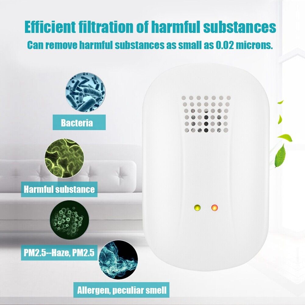 new Air Purifier True Filter Negative Ion Generator Freshener Air Cleaner HGF koeek - KOEEK