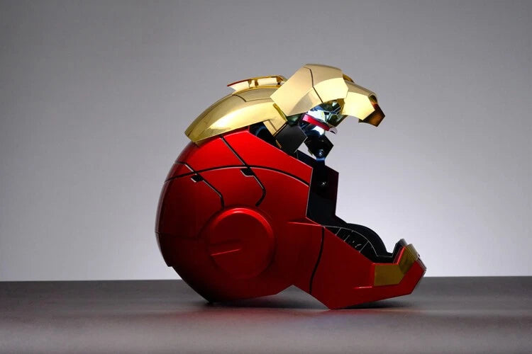 Stock AUTOKING Gold Iron Man MK5 1:1 Wearable Helmet Deformed Voice-control Mask AUTOKING - KOEEK