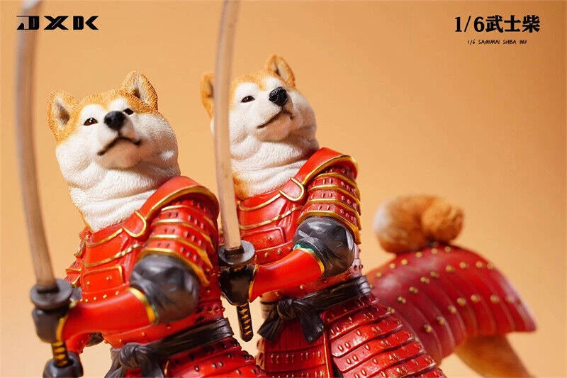 Warrior Shiba Inu Weapon 1/6 Figure Dog Standing Model Toy Pet Gift Collectible 07FC0E-D4 - KOEEK