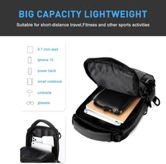 new SEAFEW Anti Theft Sling Crossbody Backpack Shoulder Bag for Men, Black SEAFEW - KOEEK