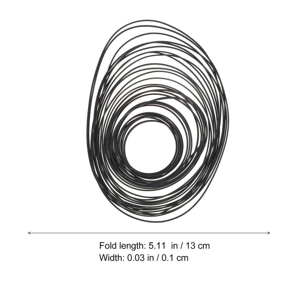 new 40-130MM 2 Packs turntable belt replacement cassette tape recorder recorder koeek - KOEEK