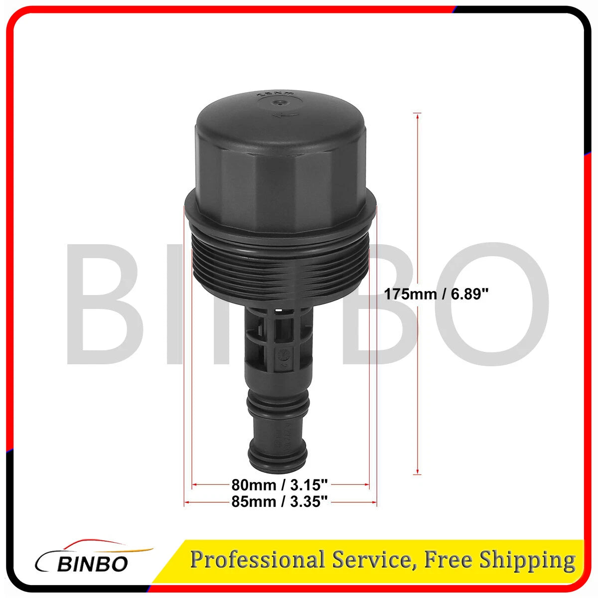 2721800038 Engine Oil Filter Housing Cap for Mercedes Benz W164 W203 W211 C300 07FC0E-D4 - KOEEK
