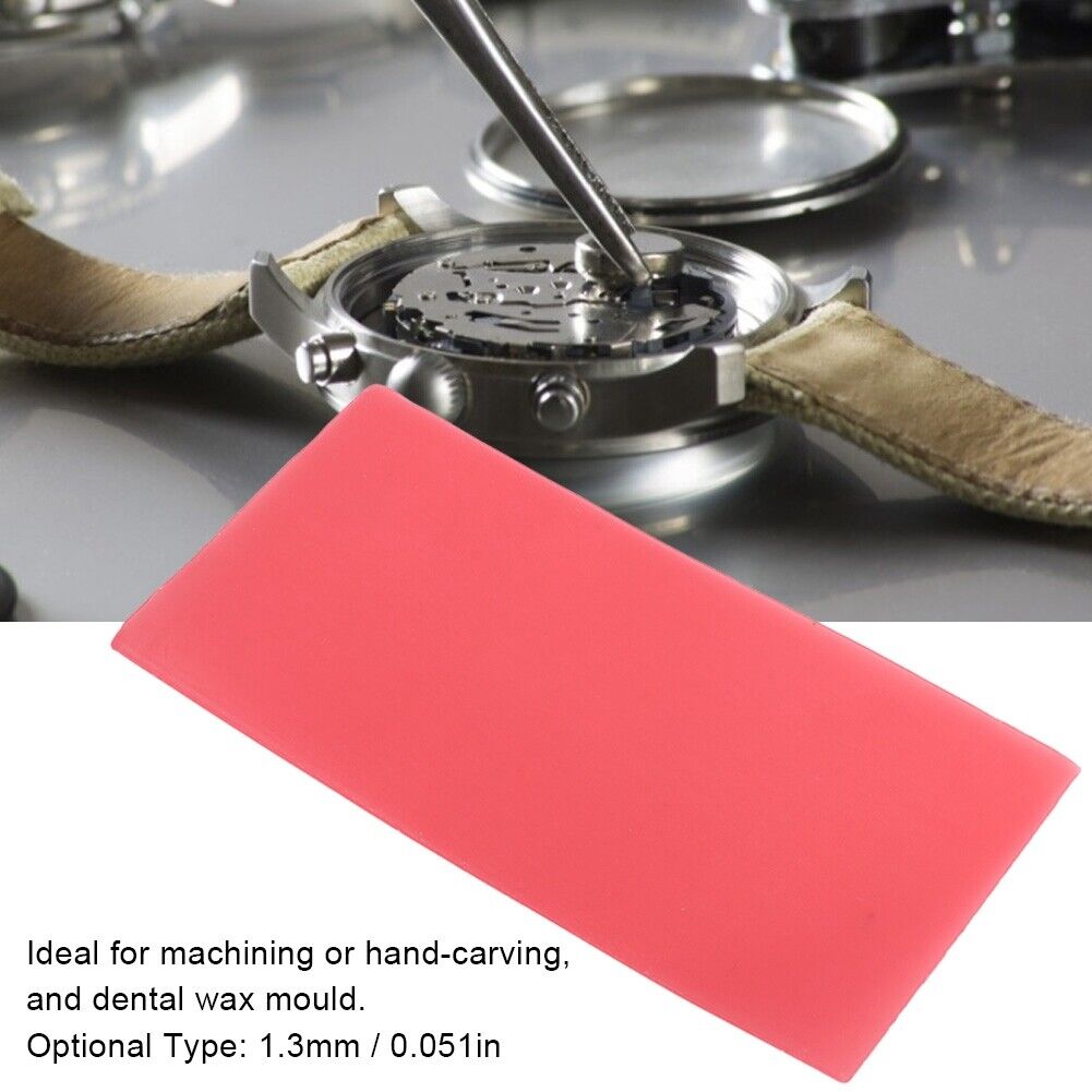 new (1.3mm)10x Jewelry Carving Engraving Model Red Wax Oral Dental Wax Mould HGF koeek - KOEEK