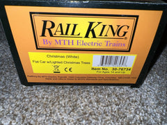 Mth 30-76734 A Scale Flat Car With Lighted Christmas Tree MTH - KOEEK