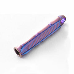EDC Titanium Alloy Safty Whistle Keychain Pendant Necklace Outdoor Survival Tool EDC - KOEEK